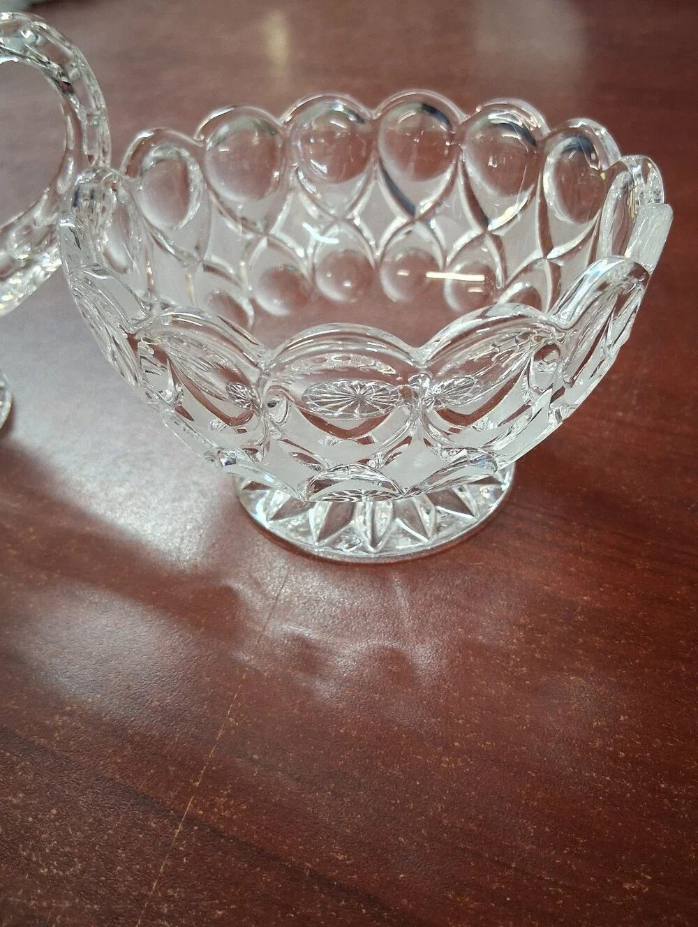 Nach Tmann Bleikristall Vintage Creamer And Sugar Bowl